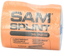 Load image into Gallery viewer, SAM Rolled Splint 36&quot;, Orange/Blue
