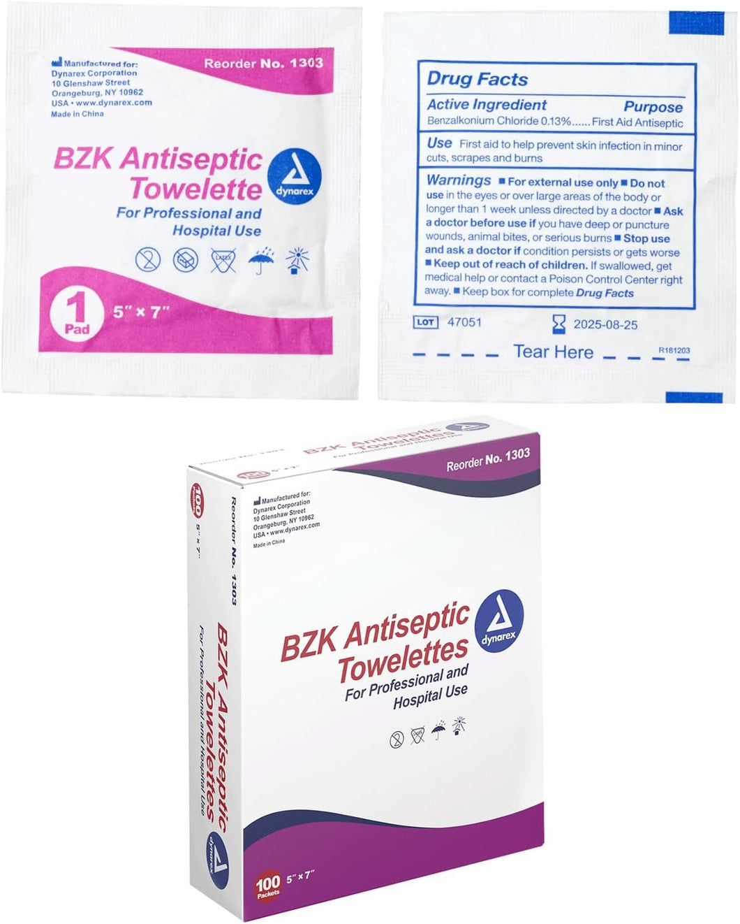 BZK Antiseptic Towelettes