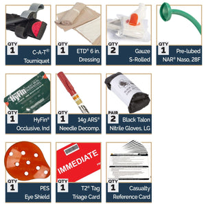 North American Rescue Combat Casualty Response Kit - Individual