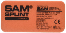 Load image into Gallery viewer, SAM Finger Splint, Orange/Blue (Pack of 3)