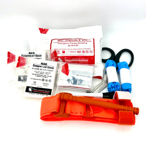 Basic Bleeding Control Kit with C-A-T Tourniquet (Red Bag)