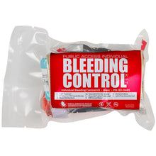 Load image into Gallery viewer, Public Access Individual Bleeding Control Kit - Vacuum Sealed with C-A-T Tourniquet