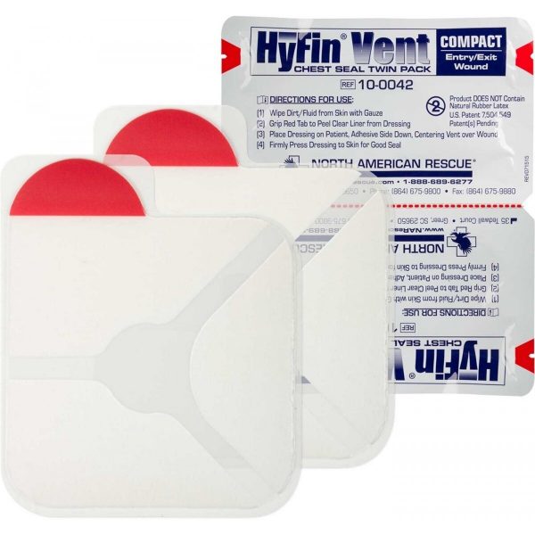Hyfin Vent Compact Chest Seal (Twin Pack)
